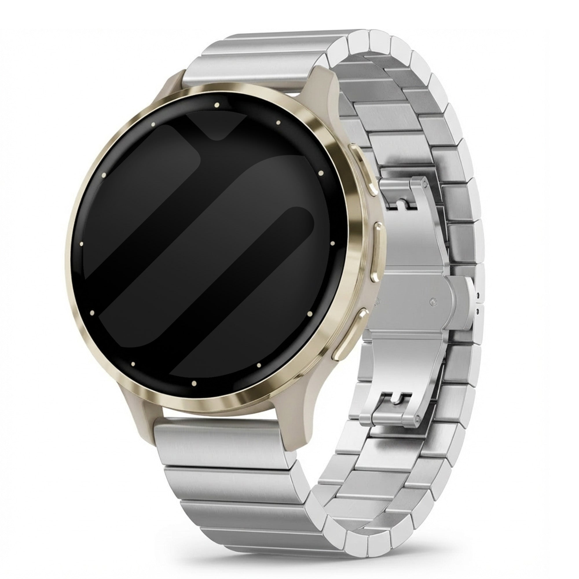 Correa acero con eslabones Garmin Venu 3s (plateado)