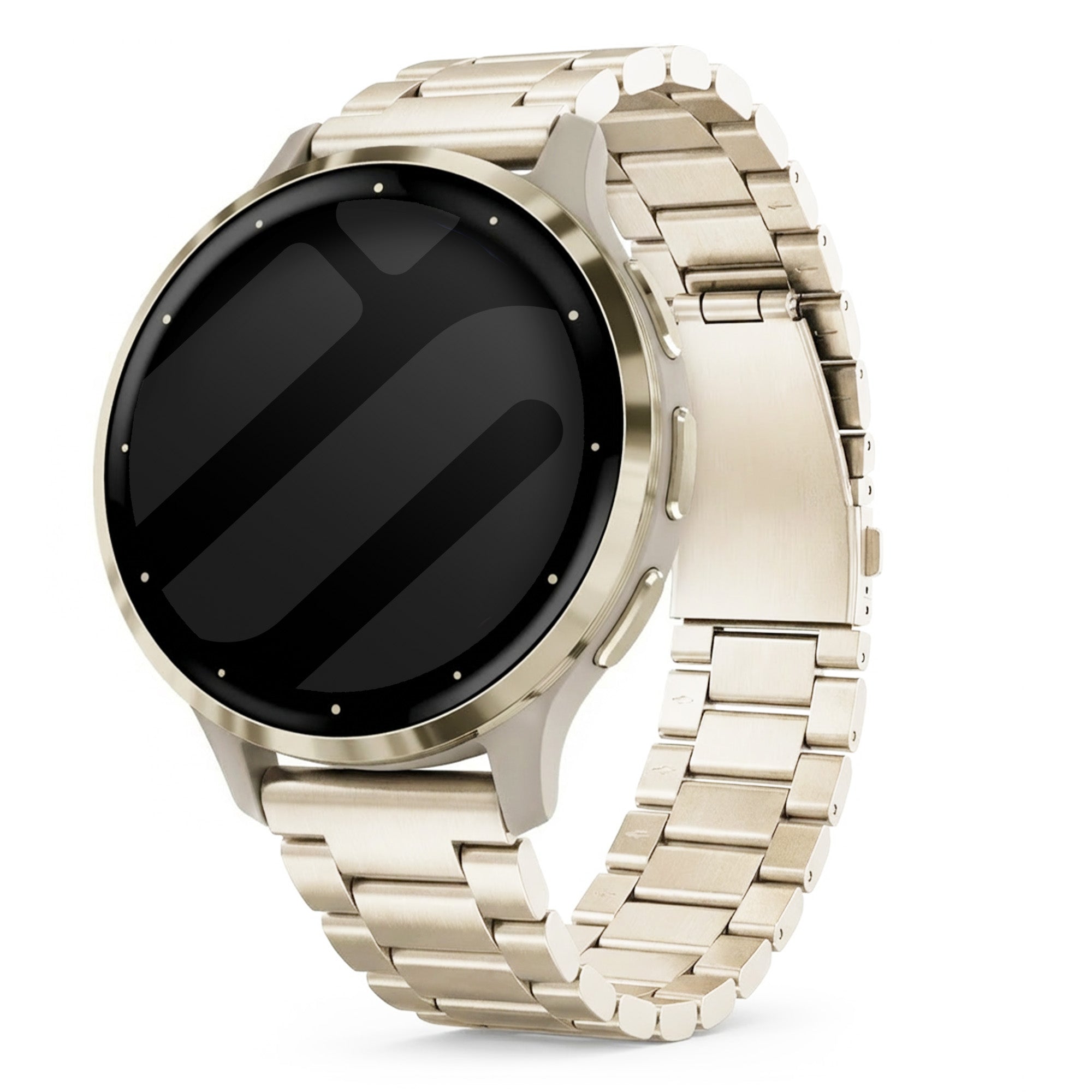 Correa acero Garmin Venu 3s (blanco estrella)