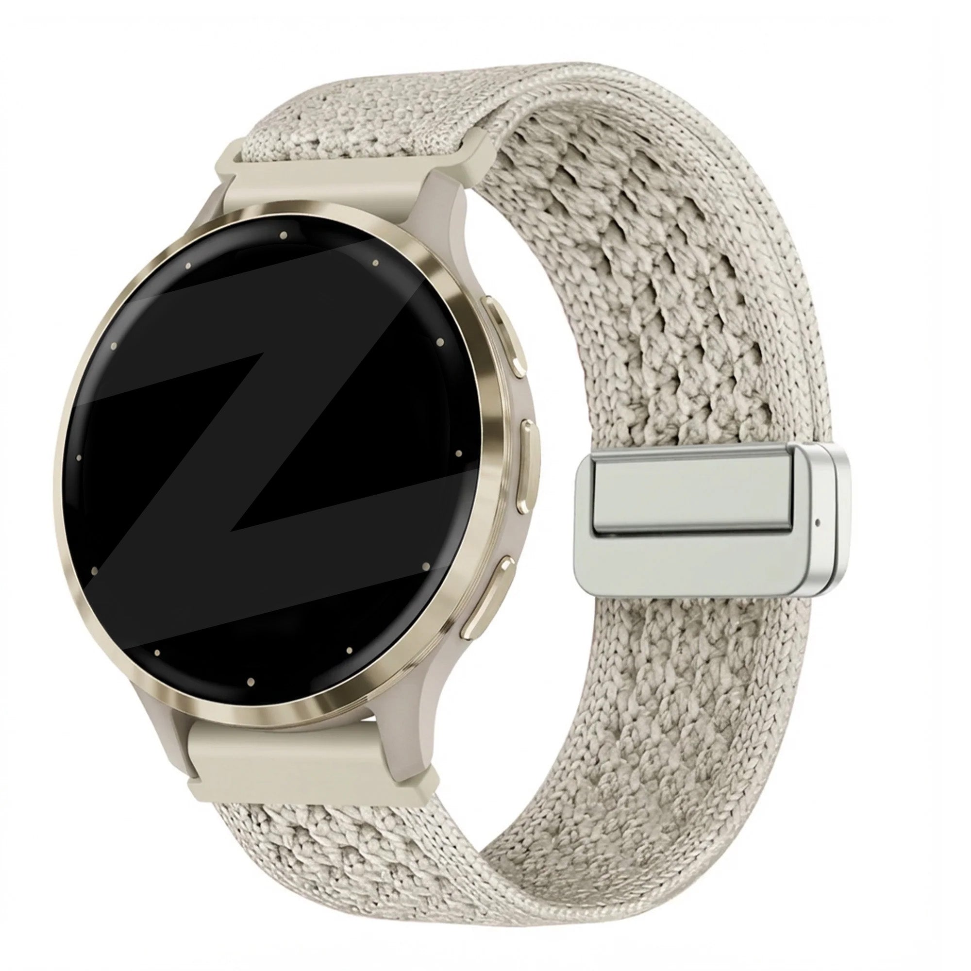 Bandz Correa nylon Vintage Garmin Venu 3s (blanco estrella)