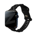 Bandz Correa silicona trenzada Apple Watch (negro)