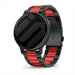 Correa acero Garmin Vivoactive 5 (negro/rojo)