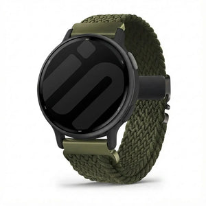 Correa trenzada con hebilla Garmin Vivoactive 5 (verde)