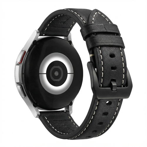 Coros Apex 4 - 46mm Genuine Leather Strap (Black)