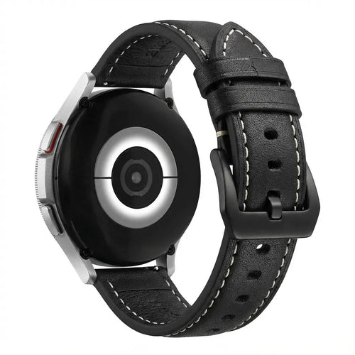 Correa cuero TicWatch Pro 5 Enduro (negro)