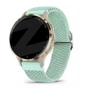 Bandz Correa trenzada ajustable Garmin Venu 3s (turquesa)