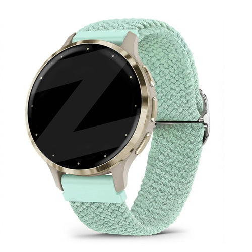 Bandz Correa trenzada ajustable Garmin Venu 3s (turquesa)