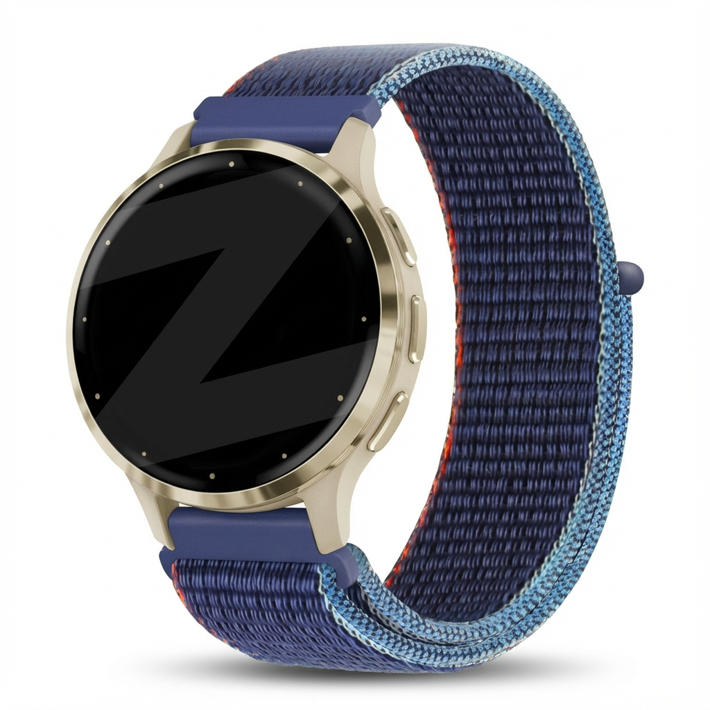 Bandz Correa nylon Loop Garmin Venu 3s (azul oscuro mix)