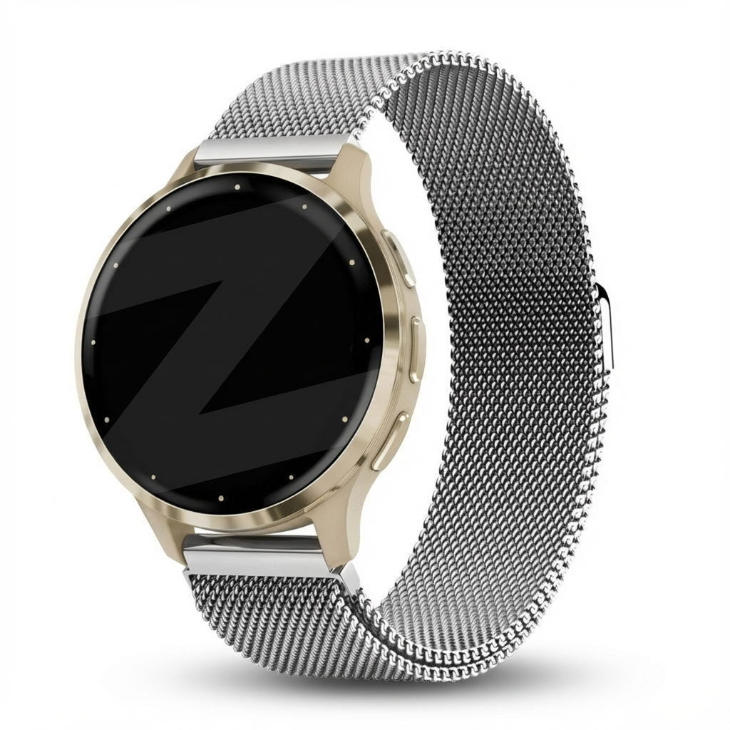 Bandz Correa milanesa Loop Garmin Venu 3s (plateado)