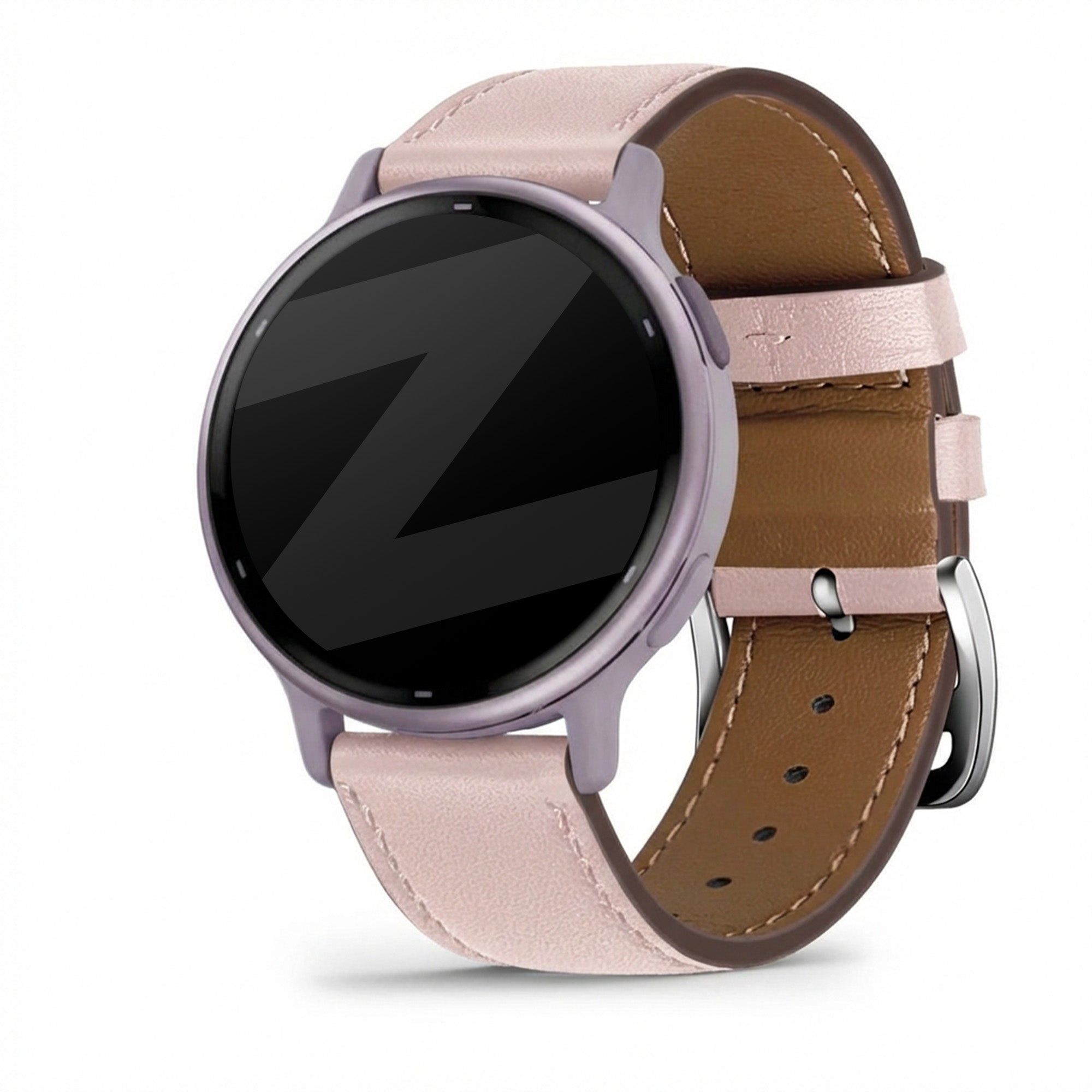 Bandz Correa cuero 'Deluxe' Garmin Vivoactive 5 (rosa)