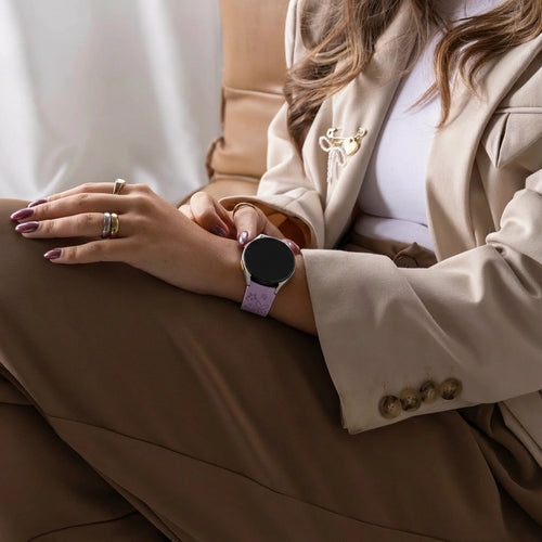 Amazfit GTR Mini Flower Silicone Strap (Lavender/Purple)