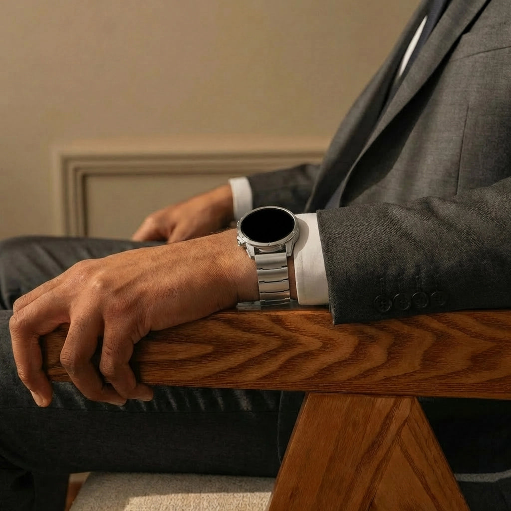 Correa titanio híbrida Garmin Fenix 7 (plata)