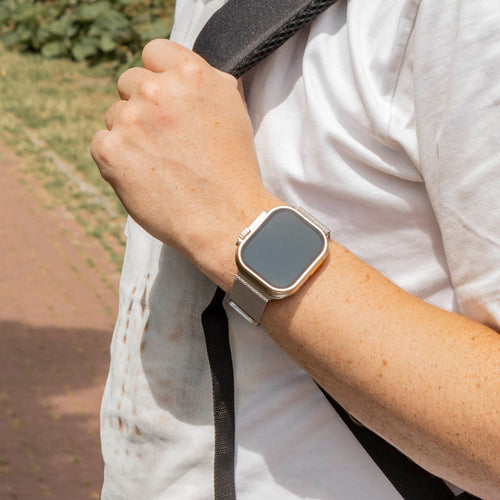 Correa milanese Apple Watch (champán)