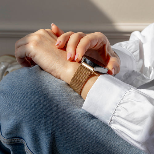 Correa milanesa Polar Ignite (oro rosa)