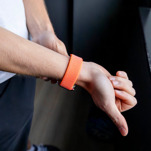 Correa nylon Apple Watch (naranja)