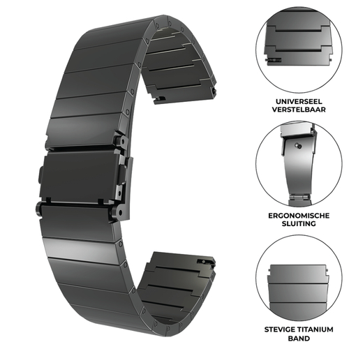 Suunto Run Luxury Titanium Strap (Graphite)
