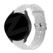 Bandz Amazfit GTR Mini Silicone Strap with Cutouts (White)
