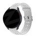 Bandz Correa silicona con estampado floral Samsung Galaxy Watch 3 41mm (blanco)