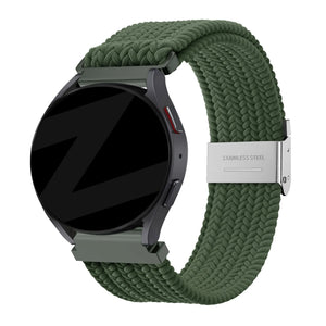 Bandz Coros Pace 2 Woven Nylon Strap (Olive Green)