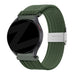 Bandz Correa nylon trenzado Realme Watch S (Pro) (aceituna)