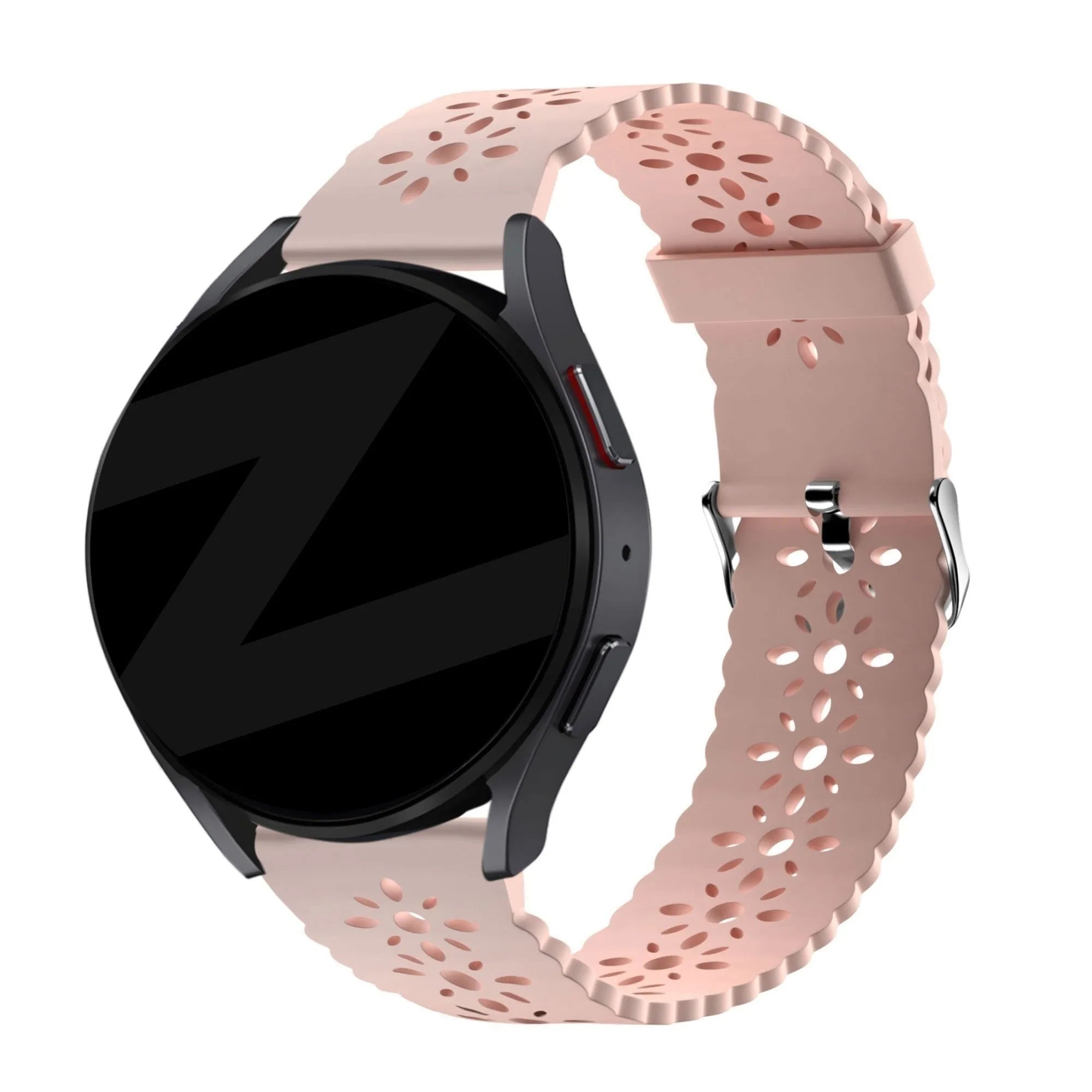 Bandz ICE Fit RT 3.0 - 36mm Silicone Strap with Cutouts (Pink)