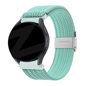Bandz Correa nylon trenzada Garmin Venu SQ 2 (turquesa)