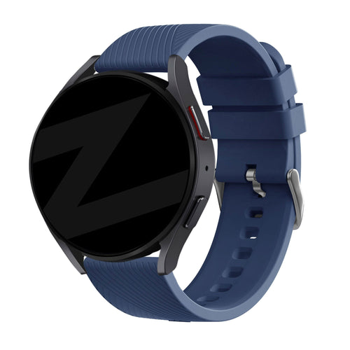 Bandz Correa silicona 'De lujo' Huawei Watch GT 5 46mm (azul oscuro)