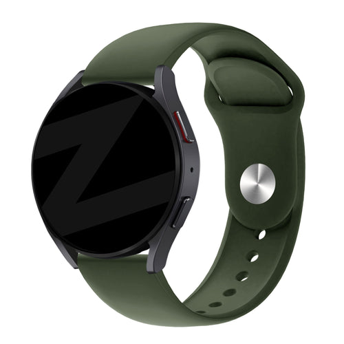 Bandz Correa deportiva 'Deluxe' Amazfit Active 3 Premium (verde oliva)