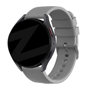 Bandz Correa silicona 'Deluxe' Oozoo Smartwatch 20mm (gris)