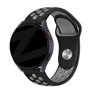 Bandz Correa deportiva 'Deluxe' Amazfit Active 3 Premium (negro/gris)
