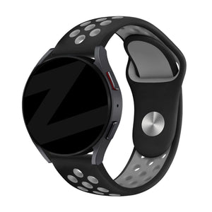 Bandz Correa deportiva 'Deluxe' Oozoo Smartwatch 20mm (negro/gris)