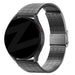 Bandz Correa acero ajustable Oozoo Smartwatch 20mm (negro)