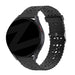 Bandz Correa silicona con estampado floral Samsung Galaxy Watch 7 - 40mm (negro)