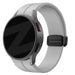 Bandz Samsung Galaxy Watch 6 Classic 47mm Silicone Strap with D-Buckle (Grey)