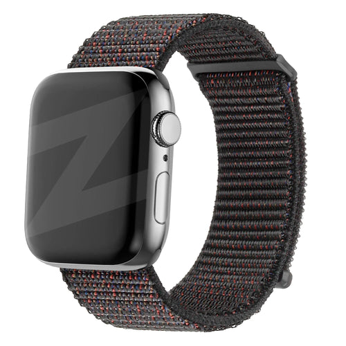 Nylon Strap 'Classic', on a watch, 3/4 front view