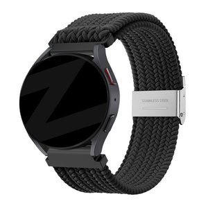 Bandz Correa nylon tejida Garmin Venu 4 - 45mm (negro)