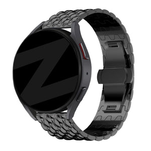 Bandz Correa acero 'Dragon' Coros Apex 46mm (negro)