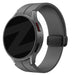 Bandz Samsung Galaxy Watch 4 40mm Silicone Strap with D-Buckle (Dark Grey)