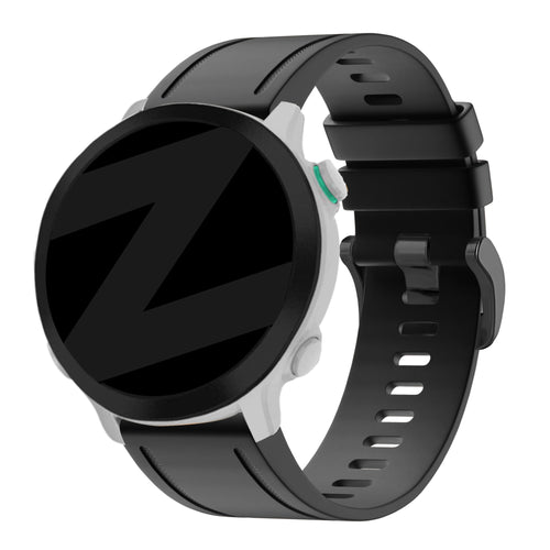 Bandz Correa silicona con hebilla Garmin Approach S70 - 42mm (negro)