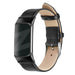 Bandz Correa cuero auténtico Fitbit Charge 5 (negro)
