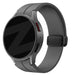 Bandz Samsung Galaxy Watch 4 Classic 42mm Silicone Strap with D-Buckle (Dark Gray)