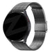 Bandz Correa acero ajustable Amazfit Bip 3 (Pro) (negro)