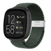 Correa trenzada ajustable Fitbit Versa 3 (verde oscuro)
