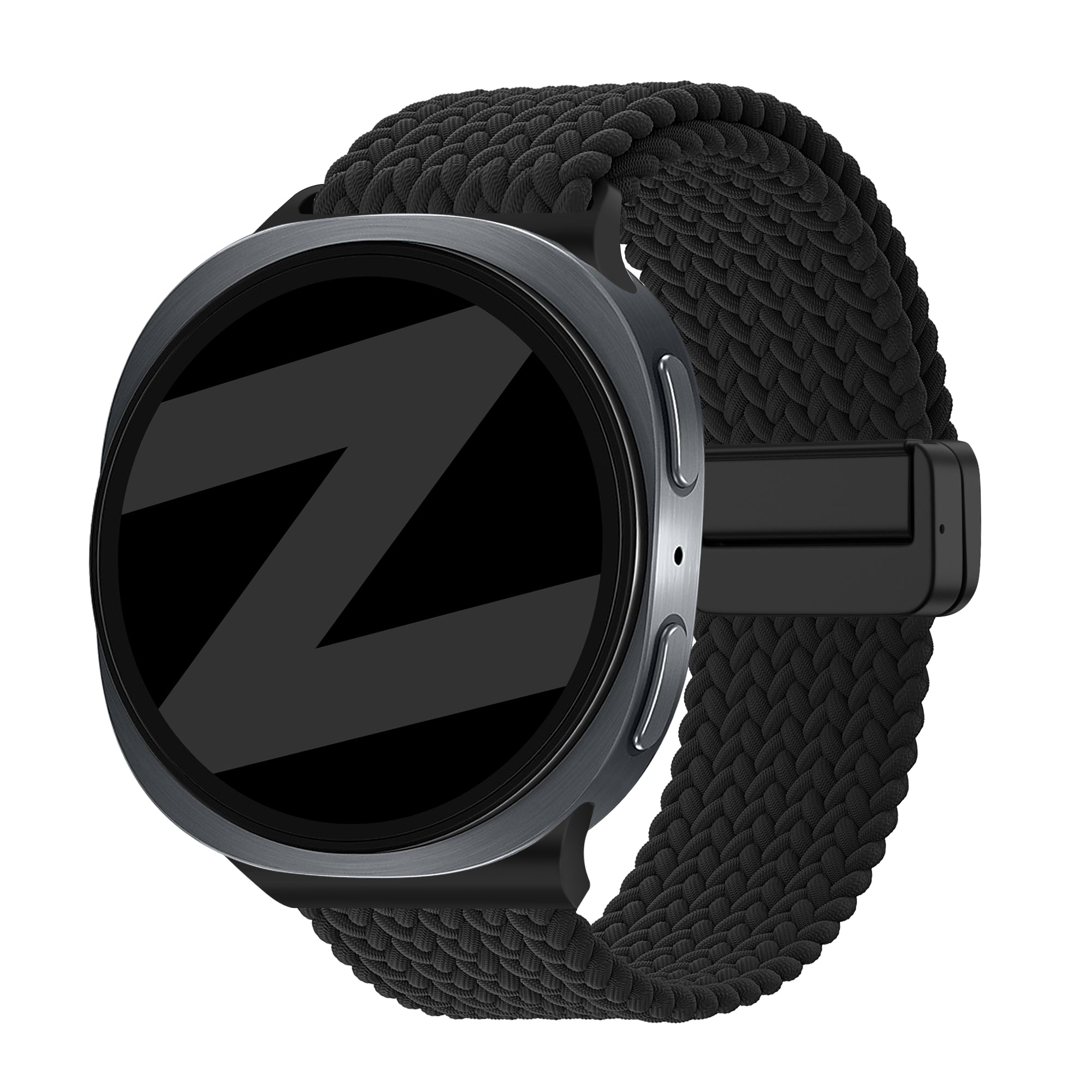 Bandz Correa trenzada magnética Samsung Galaxy Watch 8 Classic (negro)
