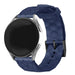 ICE Smart TKS Rectangular 1.41 Silicone Strap Hexagons (Dark Blue)