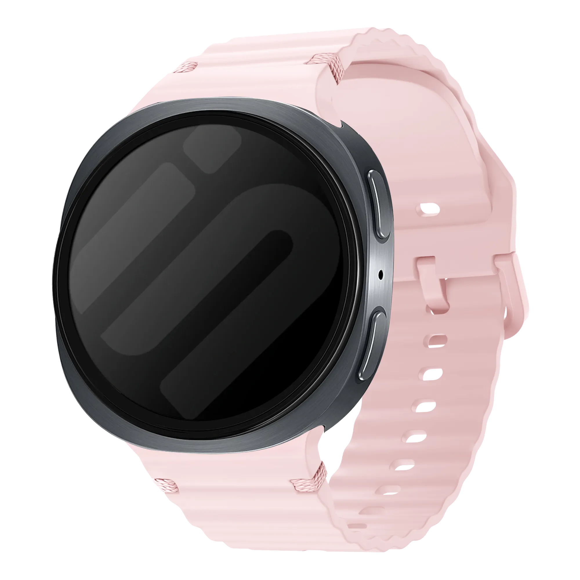 Correa silicona ondulada Samsung Galaxy Watch 8 Classic (rosa)