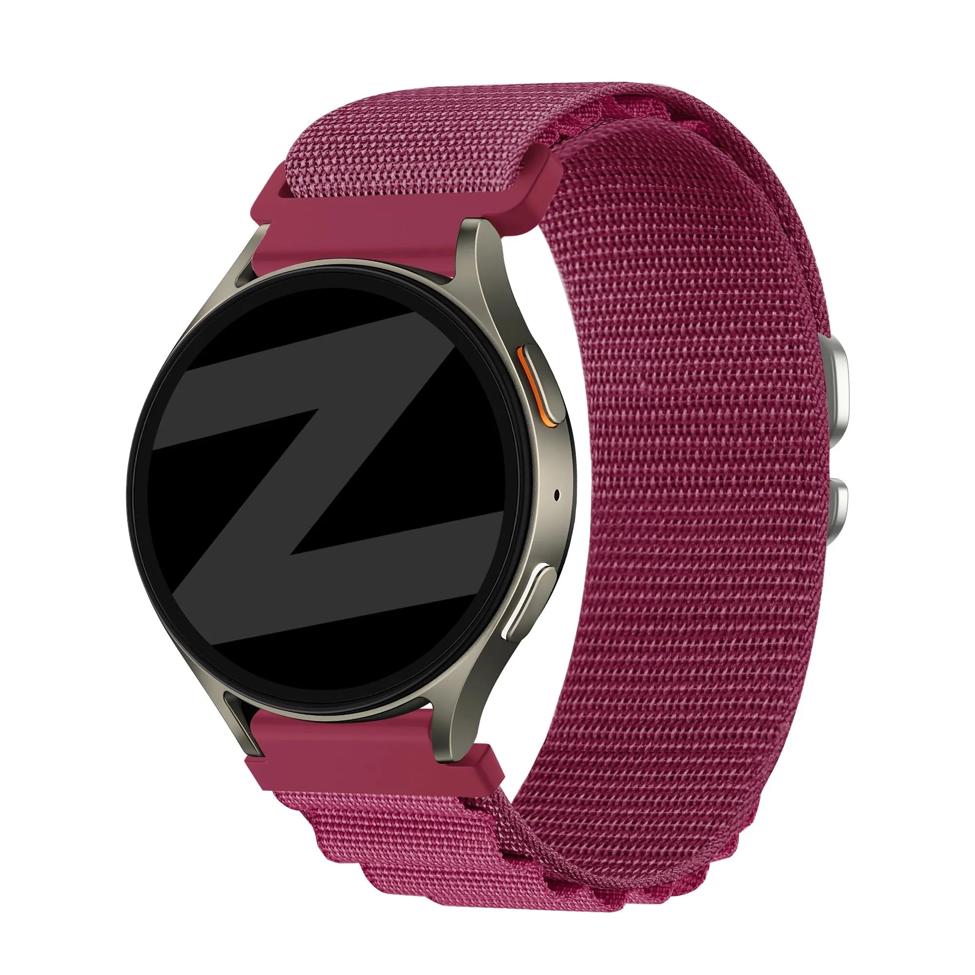Bandz Correa nylon Alpine Amazfit Bip 3 Pro (rosa-rojo)