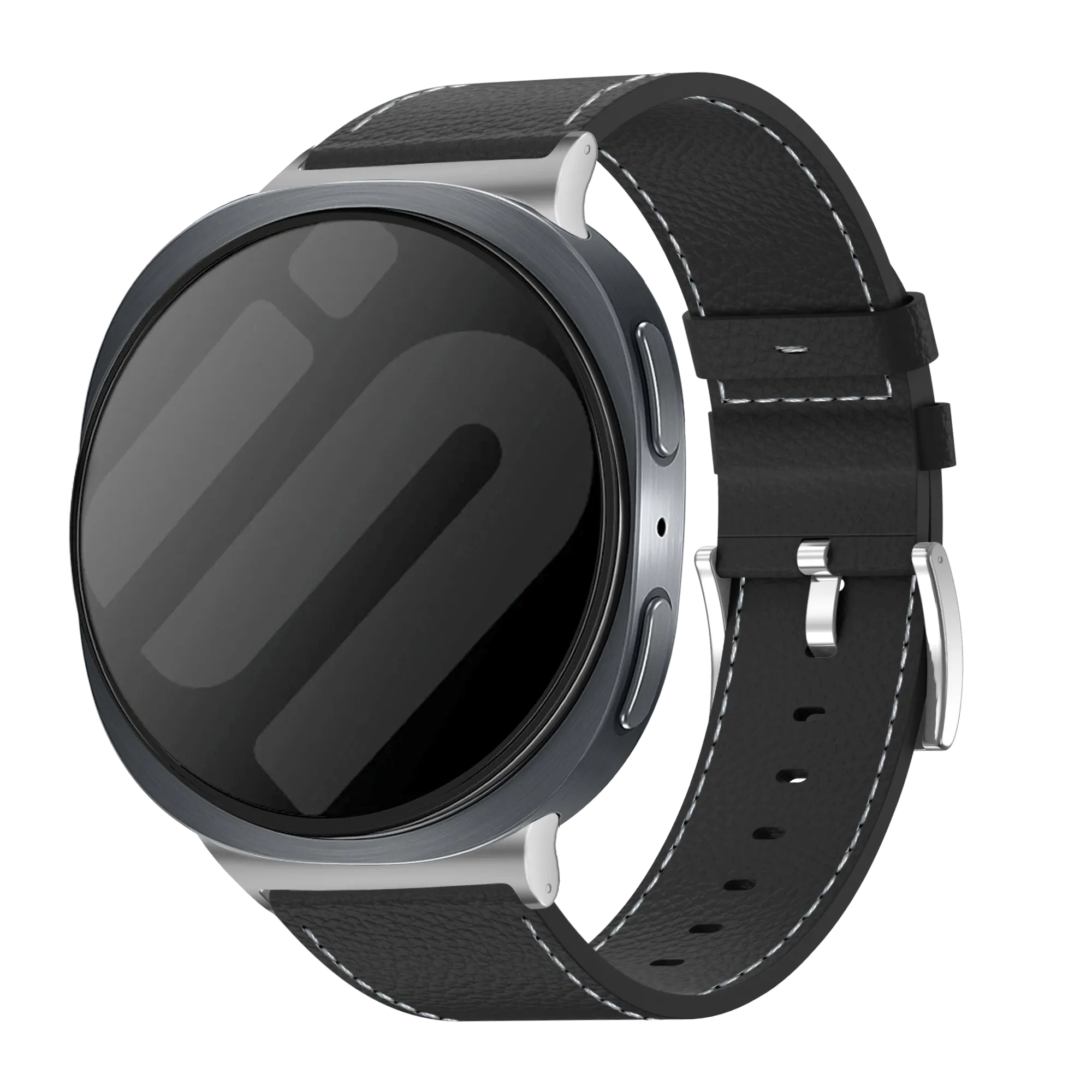 Correa cuero granulado Samsung Galaxy Watch 8 Classic (negro)