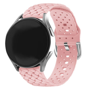 Withings ScanWatch 2 - 42mm Braided Silicone Strap (Pink)