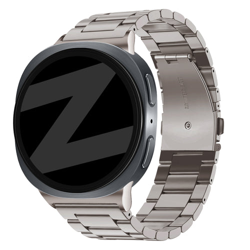 Bandz Samsung Galaxy Watch 8 - 40mm Steel Strap 'Classic' (Titanium)