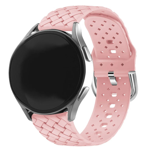 Amazfit Bip U (Pro) Braided Silicone Strap (Pink)